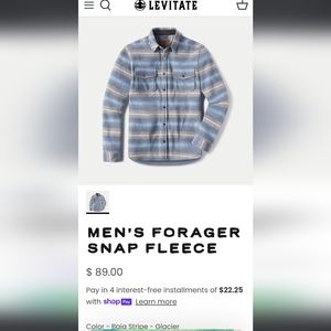 NWT - Snap Fleece